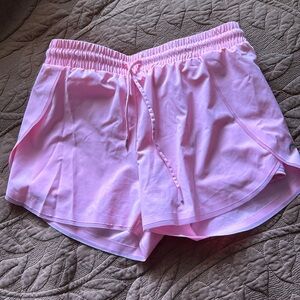 Hot Pink Zyia shorts with liner, drawstring and pockets